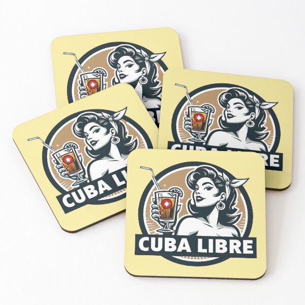 Artikelvorschau, Retro Beverage - Cuba Libre entworfen und verkauft von MugshotsAndMore.