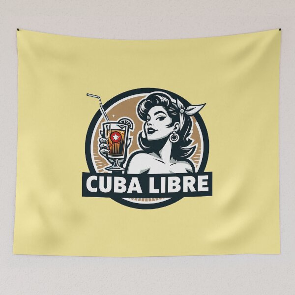 Artikelvorschau, Retro Beverage - Cuba Libre entworfen und verkauft von MugshotsAndMore.