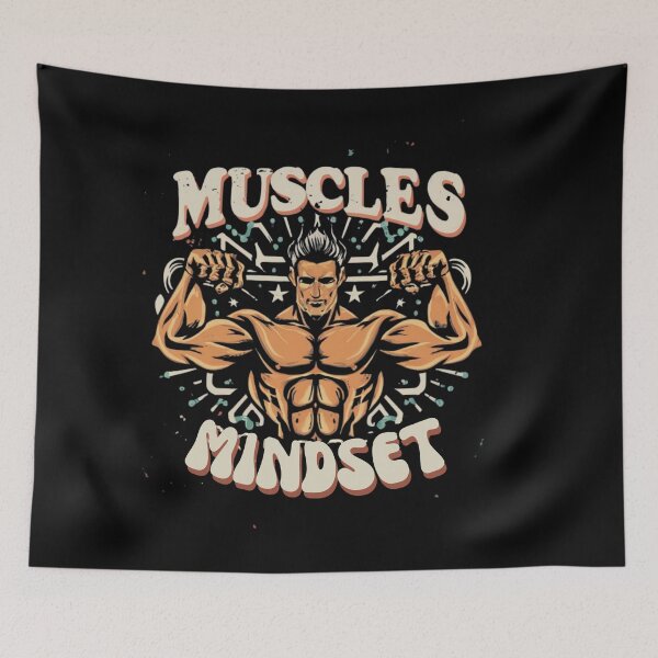 Item preview, Retro Strength: Muscles & Mindset designed and sold by Sahil Randhawa.