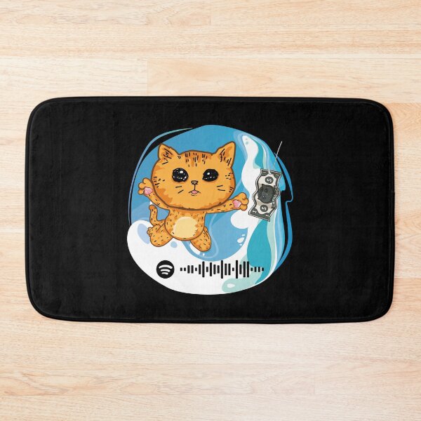 Item preview, Orange cat swimming with money designed and sold by CATTAROCK.
