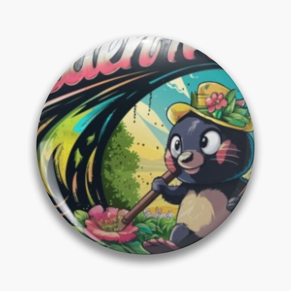 Item preview,  A mole walking through the garden with text 'Garden Master" designed and sold by Tomasz  Siennicki.