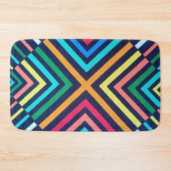 Item preview, Square rainbow reflecting pattern designed and sold by textileprint.