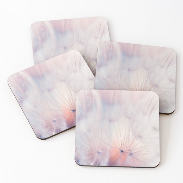 Item preview, White dandelion in a forest at sunset. Macro image. Abstract nature designed and sold by MTShoppingLine.