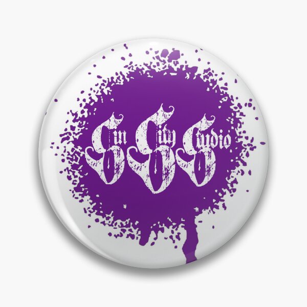 Item preview, Sin City Tattoo Studio PURPLE SPLASH designed and sold by Sketchoholix.