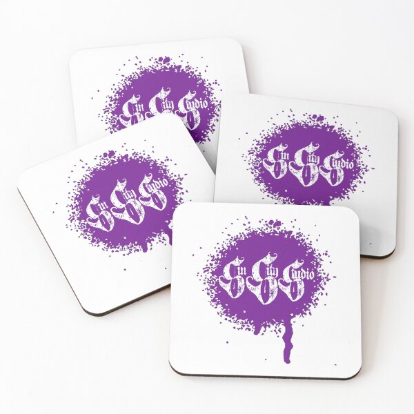 Item preview, Sin City Tattoo Studio PURPLE SPLASH designed and sold by Sketchoholix.