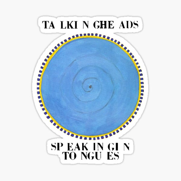 Talking Heads - Speaking in Tongues Sticker