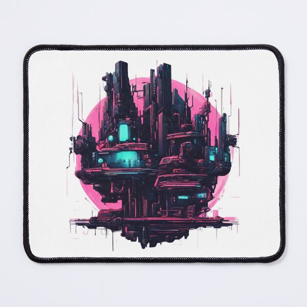 Item preview, NeonAscend: Cyberpunk Floating Architecture designed and sold by Ayman Toumarti.