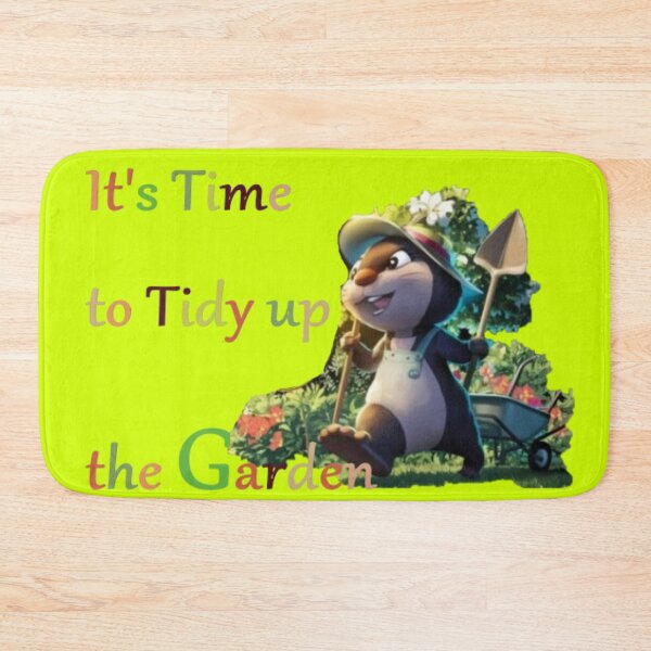 Item preview, Animal with text 'It's time to tidy up the garden' designed and sold by Tomasz  Siennicki.