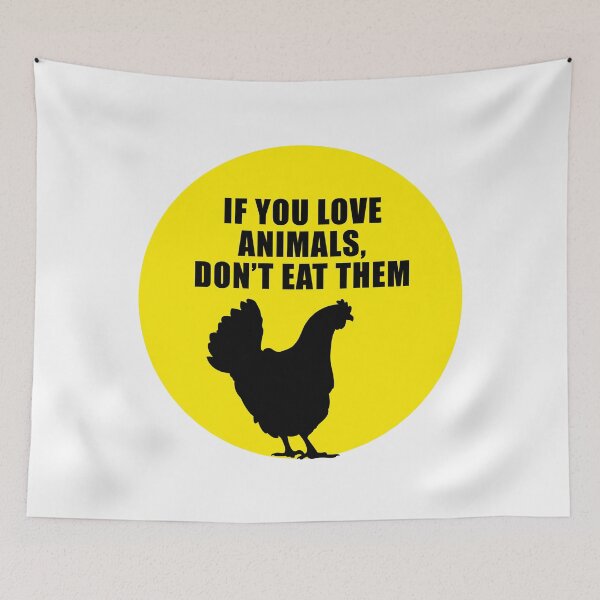 Item preview, If you love animals, don’t eat them designed and sold by Nanika-akimoto.