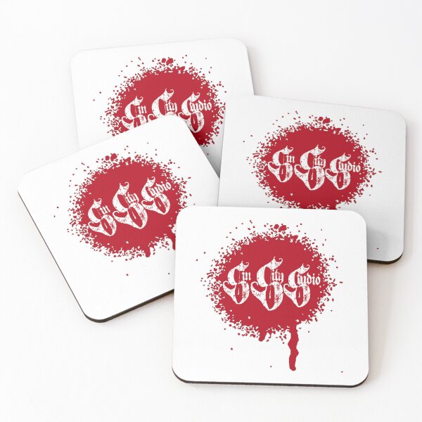 Item preview, Sin City Tattoo Studio RED SPLASH designed and sold by Sketchoholix.