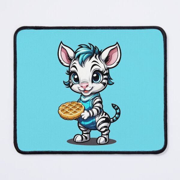 Item preview, baby ZEBRA holding waffle designed and sold by Chantel Fourie.