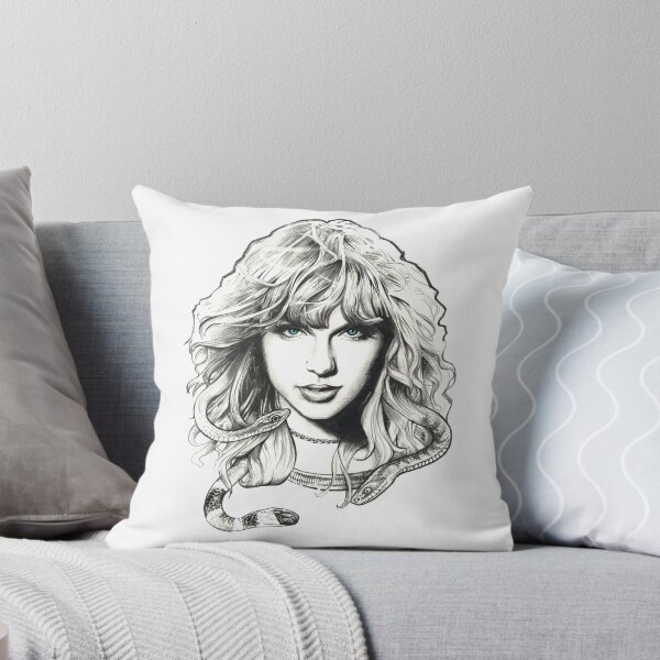 Item preview, 'Something Bad' (blue eyes) Taylor Swift painting designed and sold by FootlessArt.