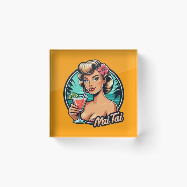 Artikelvorschau, Retro Beverage - Mai Tai entworfen und verkauft von MugshotsAndMore.