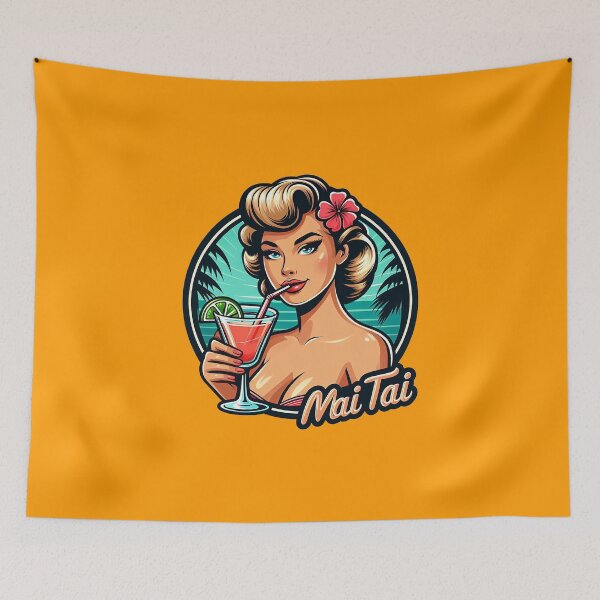 Artikelvorschau, Retro Beverage - Mai Tai entworfen und verkauft von MugshotsAndMore.
