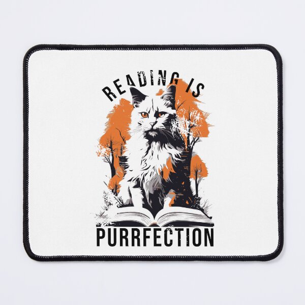 Item preview, Copy of Reading Is Purrfection Vintage designed and sold by KaiLabsArt.