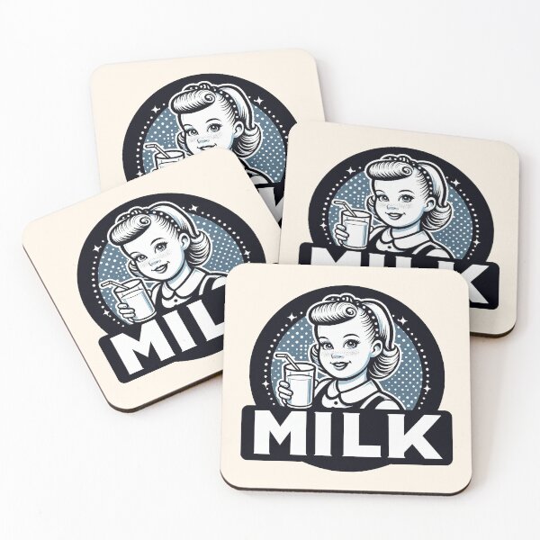 Artikelvorschau, Retro Beverage - Milk entworfen und verkauft von MugshotsAndMore.