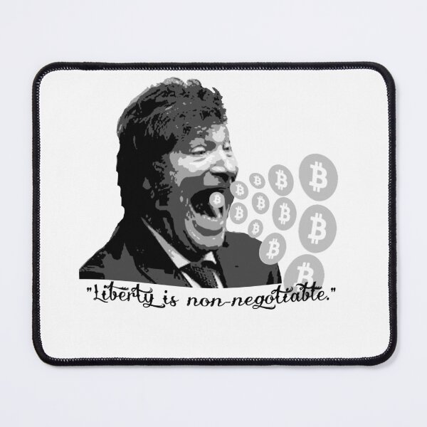Item preview, Javier Milei "liberty is non negotiable" bitcoin designed and sold by teeks82.