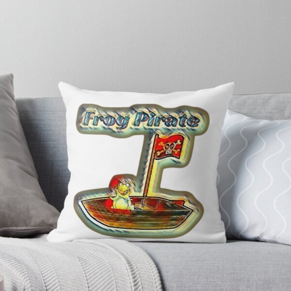 Artikelvorschau, Frog Pirate Sails entworfen und verkauft von Denis-david-art.
