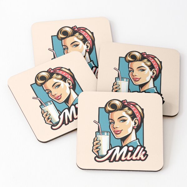 Artikelvorschau, Retro Beverage - Milk entworfen und verkauft von MugshotsAndMore.