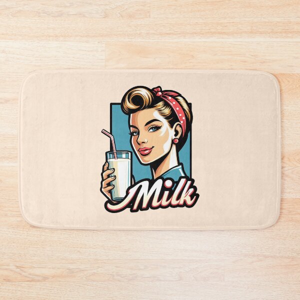Artikelvorschau, Retro Beverage - Milk entworfen und verkauft von MugshotsAndMore.