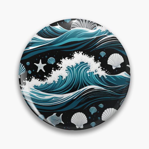 Item preview, A Pattern Of Waves And Sea Creatures  designed and sold by Uday24.