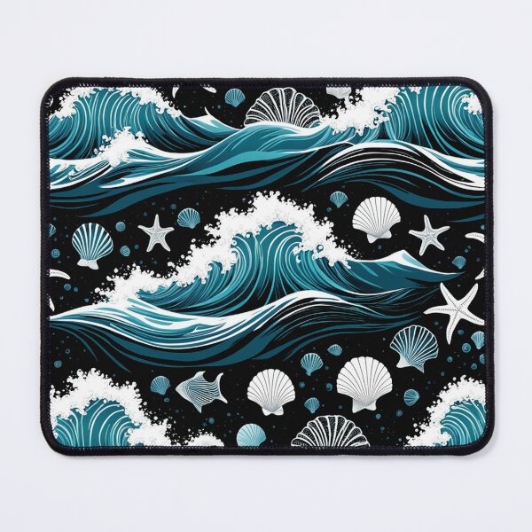 Item preview, A Pattern Of Waves And Sea Creatures  designed and sold by Uday24.