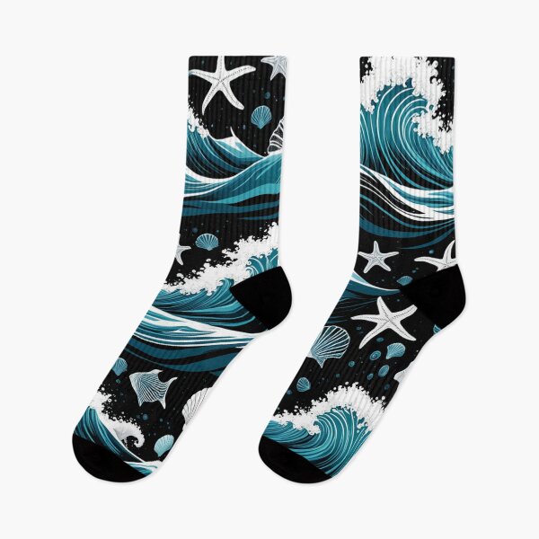 Item preview, A Pattern Of Waves And Sea Creatures  designed and sold by Uday24.