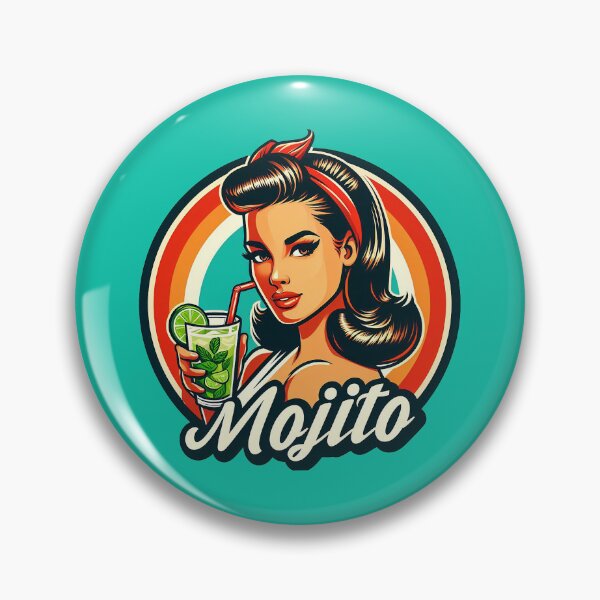 Artikelvorschau, Retro Beverage - Mojito entworfen und verkauft von MugshotsAndMore.