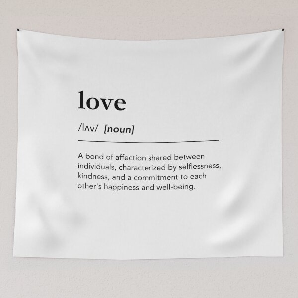 Item preview, Definition of love, Love definition, meaning of love, what is love, anniversary, valentine designed and sold by lagunaklein.