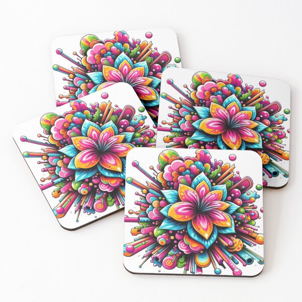 Artikelvorschau, Pop-Art, Blumen, farbenfroh und lebendig, Frühlingsmotiv entworfen und verkauft von Artis-t-fun.