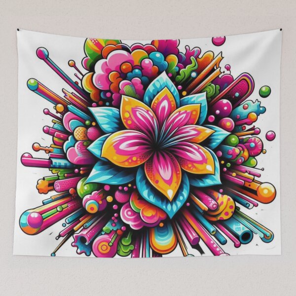 Artikelvorschau, Pop-Art, Blumen, farbenfroh und lebendig, Frühlingsmotiv entworfen und verkauft von Artis-t-fun.
