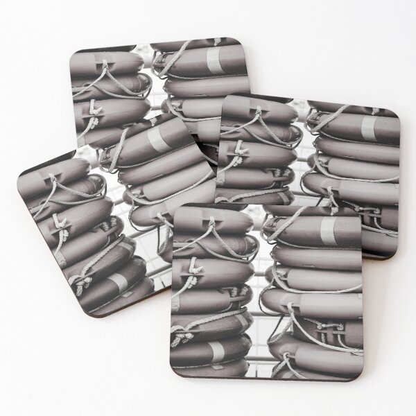 Item preview, Safety First Life Rings Seville Black and White designed and sold by eddiebarronshop.