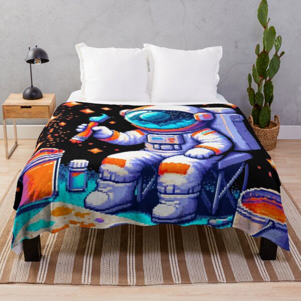 Item preview, Astronaut Painting The Universe Pixel designed and sold by Echonn.