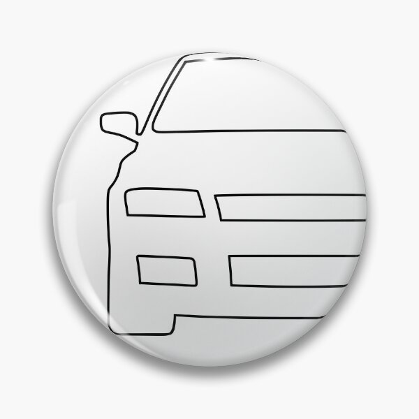 Item preview, Fiat Stilo simple black lined art designed and sold by EdimDesign.