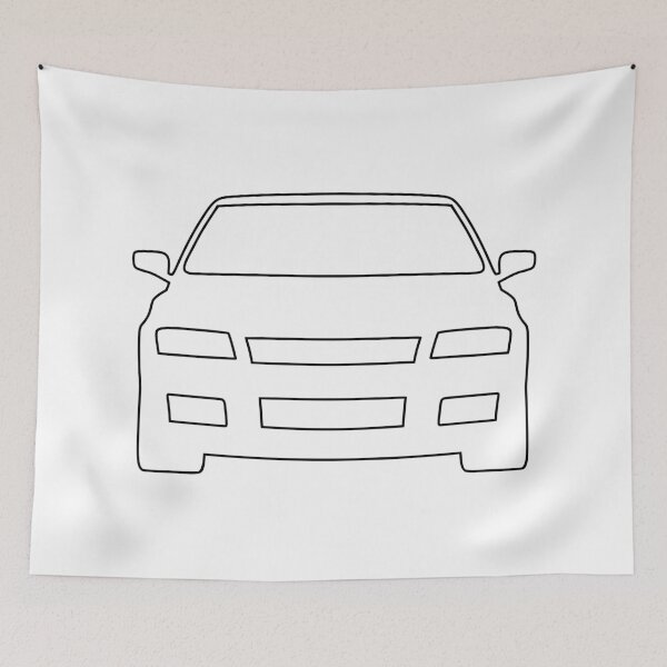 Item preview, Fiat Stilo black lined art designed and sold by EdimDesign.