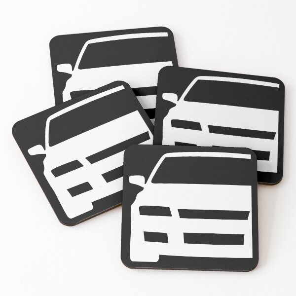 Item preview, Fiat Stilo white silhouette square designed and sold by EdimDesign.