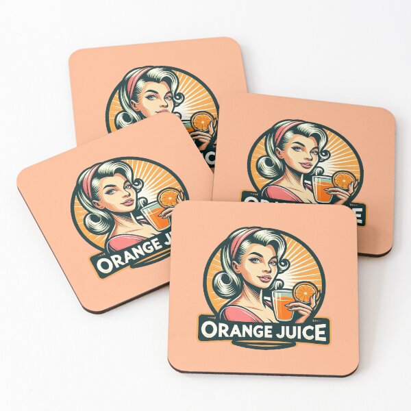 Artikelvorschau, Retro Beverage - Orange Juice entworfen und verkauft von MugshotsAndMore.