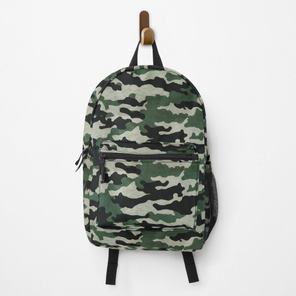 Item preview, Stealthy green and black camouflage pattern designed and sold by Miauau Studio.