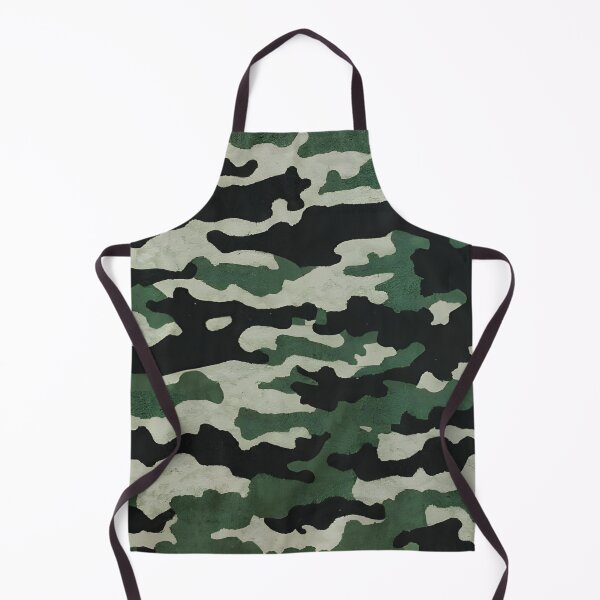 Item preview, Stealthy green and black camouflage pattern designed and sold by Pattern Heaven.