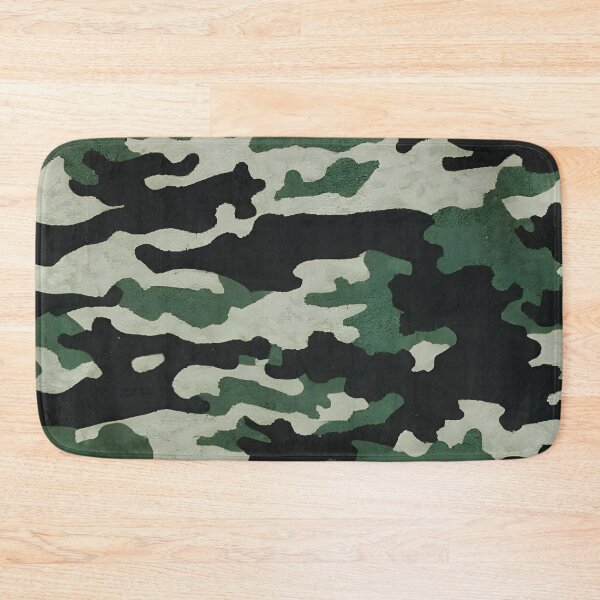 Item preview, Stealthy green and black camouflage pattern designed and sold by Miauau Studio.