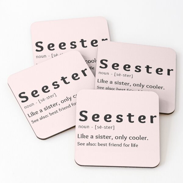 Item preview, Cute Funny quote: Seester designed and sold by QUOT-s.