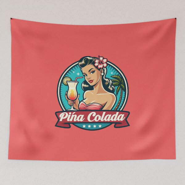 Artikelvorschau, Retro Beverage - Pina Colada entworfen und verkauft von MugshotsAndMore.