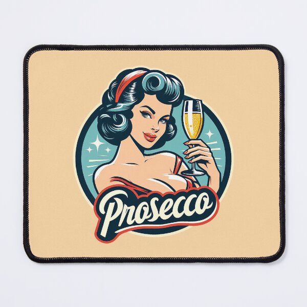 Item preview, Retro Beverage - Prosecco designed and sold by MugshotsAndMore.