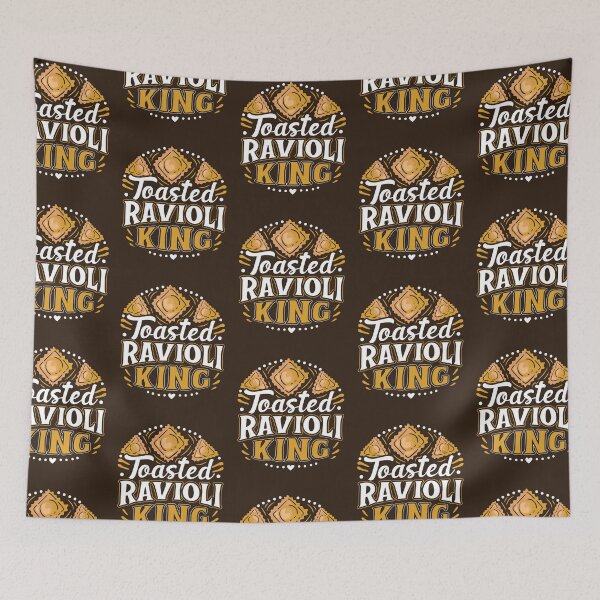 Item preview, Toasted Ravioli Baking - Funny Toasted Ravioli King - Italian Foodie  designed and sold by propellerhead.