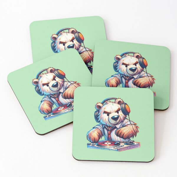 Item preview, Bear Beats: The Coolest DJ in Town designed and sold by Kwanbaba21.