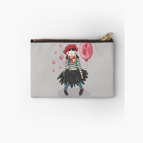 Item preview, Cute Character, Whimsical art, Mime Girl, French Mime, Clown designed and sold by SaSzArt.