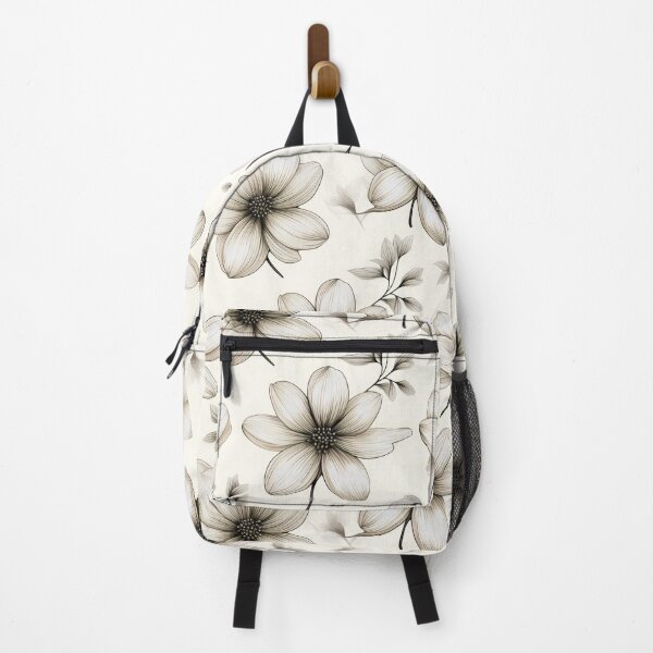 Item preview, Whispering flowers pencil drawing of minimalist patterns designed and sold by Miauau Studio.