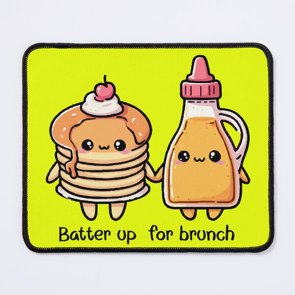 Item preview, Batter Up for Brunch: Whimsical Pancake & Syrup designed and sold by MadebyTommy.