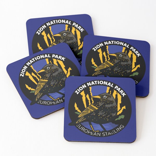 Item preview, Starling Zion National Park Badge designed and sold by SUPERHERON.