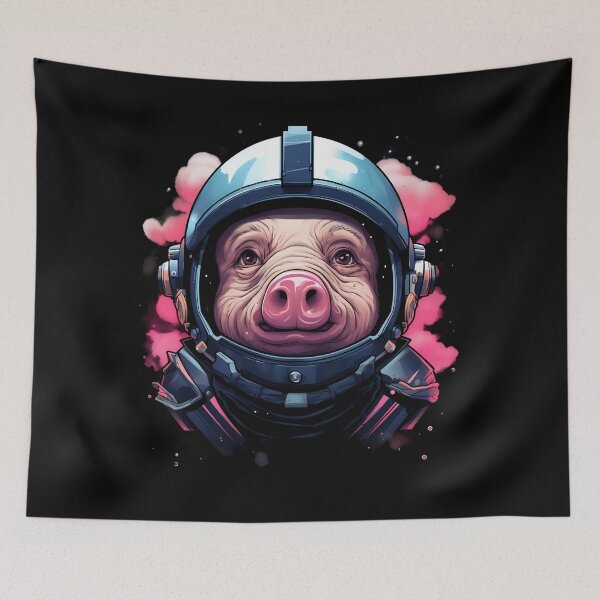 Item preview, Astronaut pig designed and sold by DerSenat.
